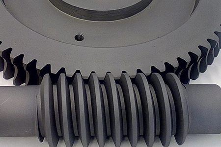 Антифрикционное покрытие Modengy 1005 на червячном колесе редуктора электропривода ТПА